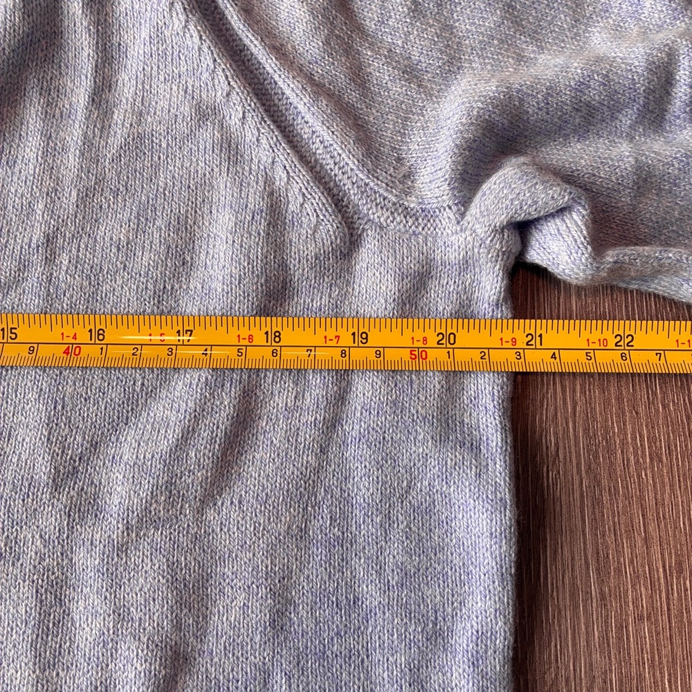 J Jill NWT periwinkle v neck sweater Size large petite 
Pastel coquette spring - Picture 3 of 6